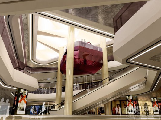 工裝案例-凱悅商場設(shè)計效果圖